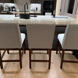 Three Bar Stools (counter height)