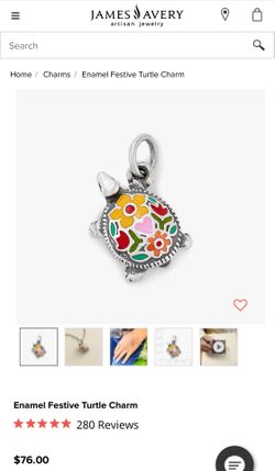 James Avery turtle charm