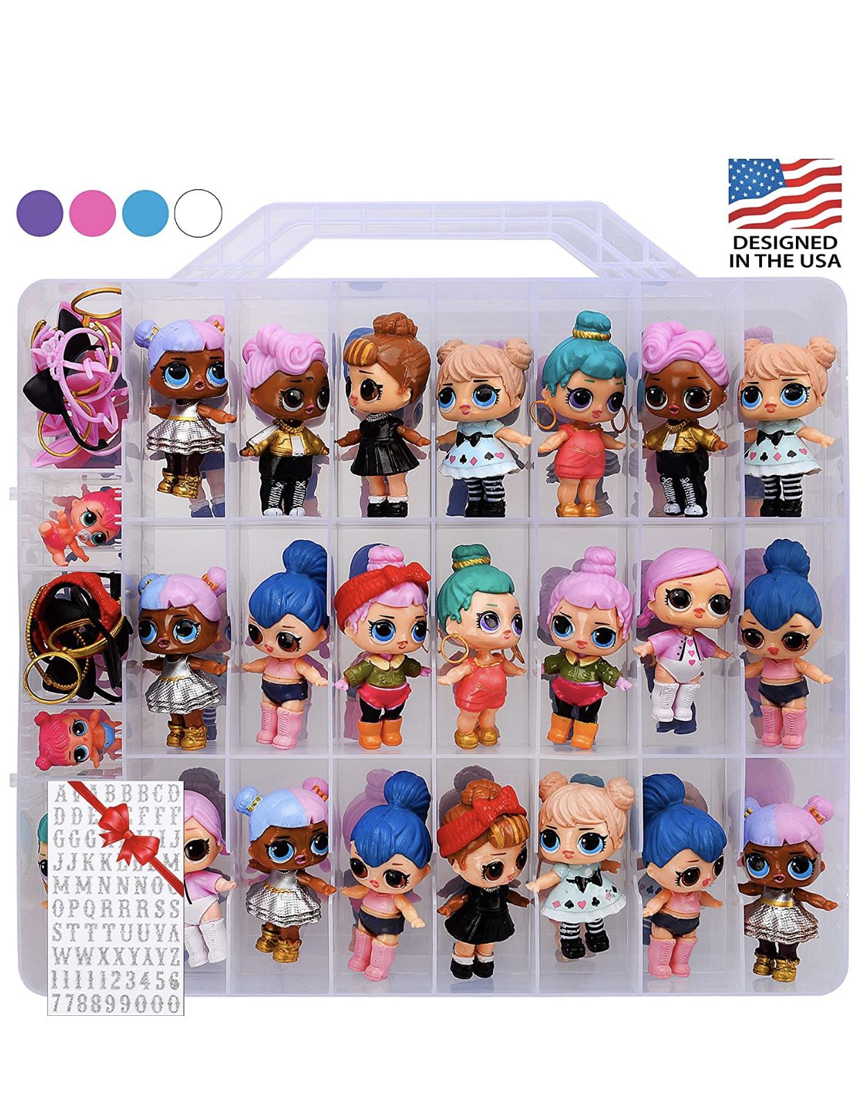 Toy STORAGE world LOL organizer (sold without dolls)