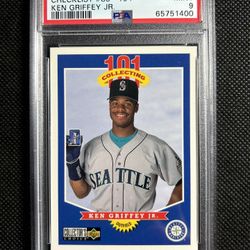 1997 Collector’s Choice Checklist #245 KEN GRIFFEY JR. PSA 9 MINT MARINERS HOF