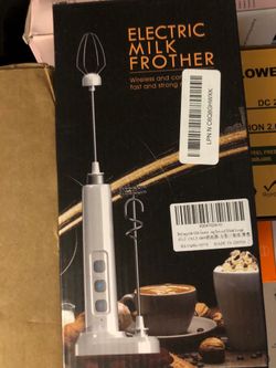 Electric milk frother