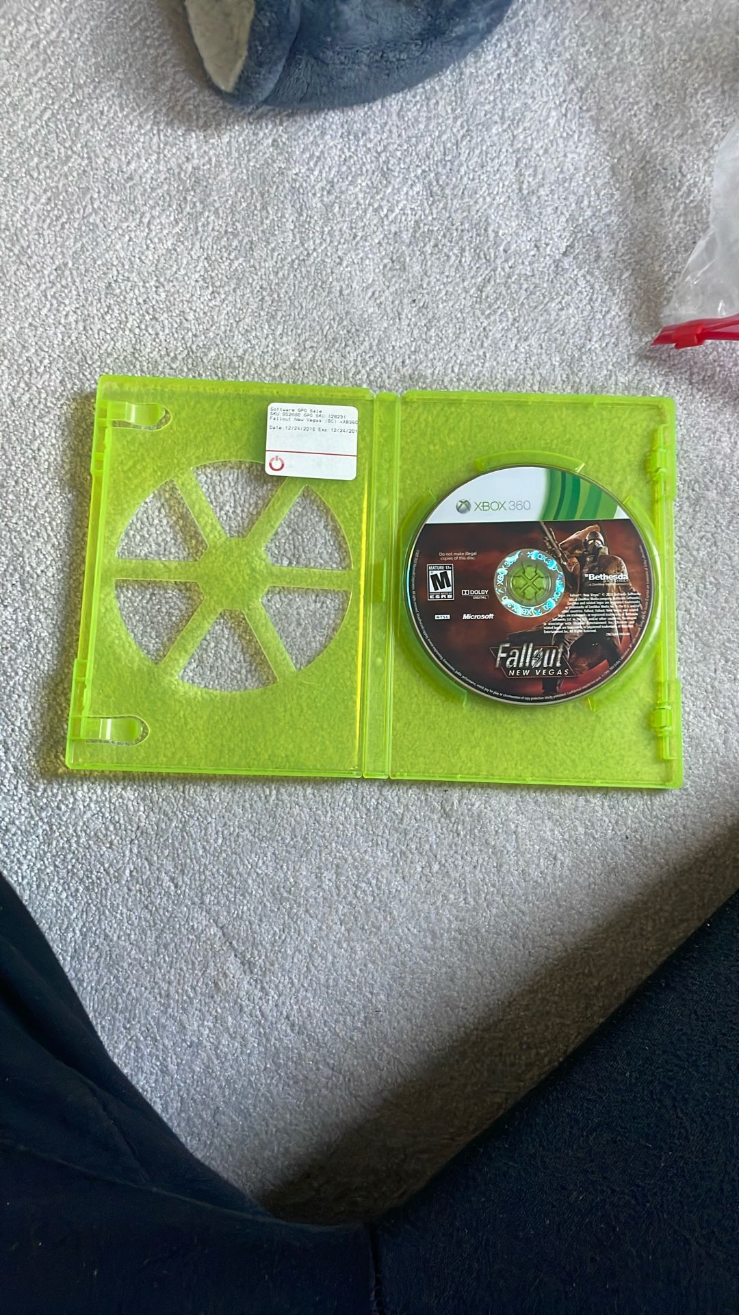Xbox 360 Fallout New Vegas Game Disc