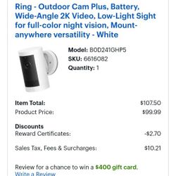 RIng Outdoor Cameras