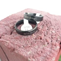 Her King Ring Both Size 11.   $12ea