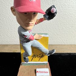 Mike Trout 2013 Wall Catch Anaheim Angels Rookie Bobblehead SGA - No Box