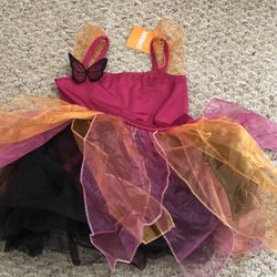 Girls Gymboree Butterfly Halloween Costume Size 7/8 