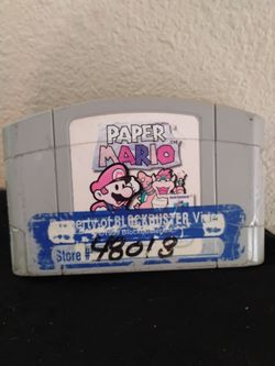 Paper Mario Nintendo 64 Authentic Cartridge N64 $70.00