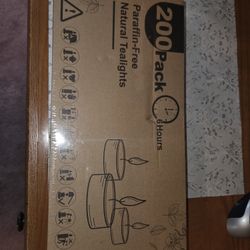 Brand new never open 200. Candles..