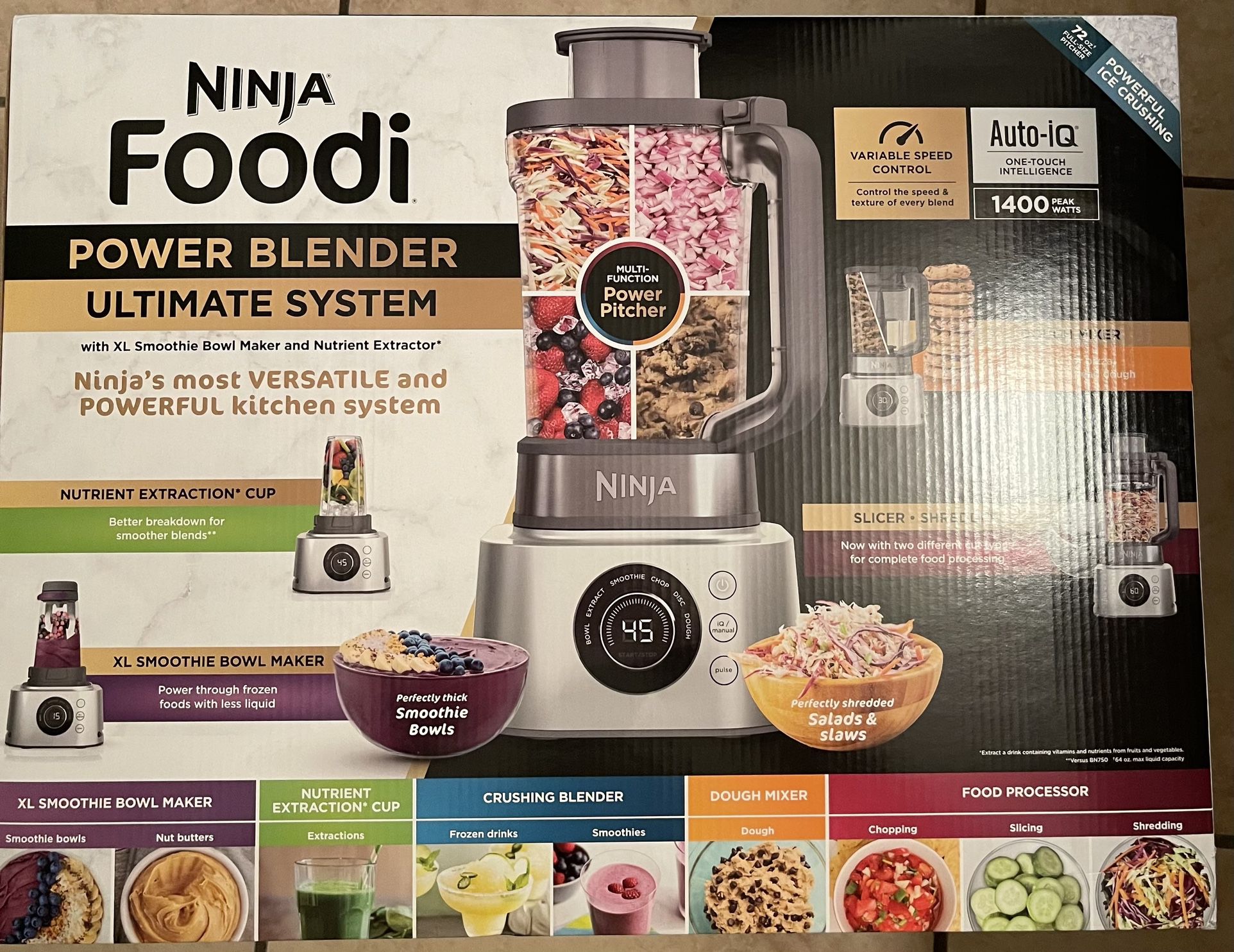 NINJA Foodi Power Blender Ultimate System, 72 oz. Blender XL