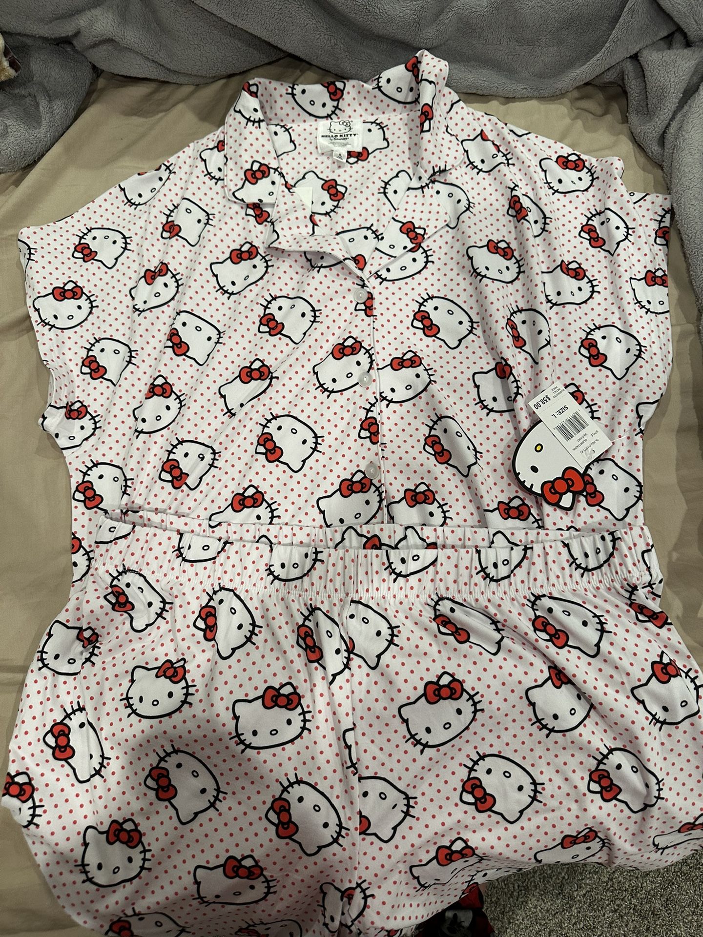 Hello Kitty Pajama Set- Size Large