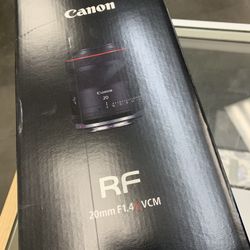 Canon RF 20 1.4 VCM