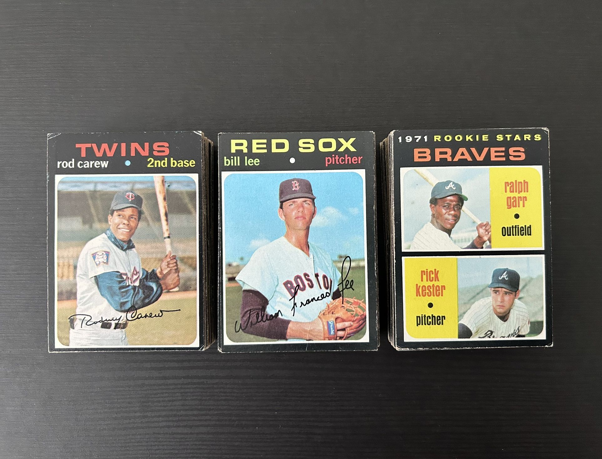 1971 Topps Baseball Lot - Rod Carew - 140 cards