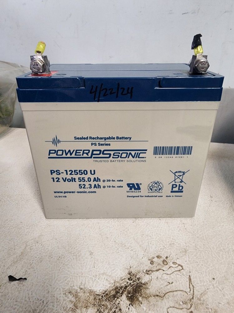12Volt 55Ah Battery For Sale In Manteca (NOT a Car Battery)