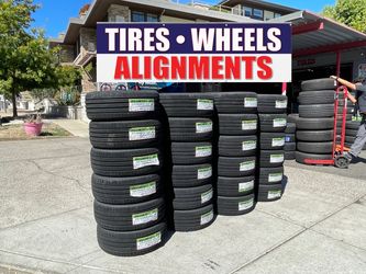 215-60-16 Tires 350$ Installed free alignment