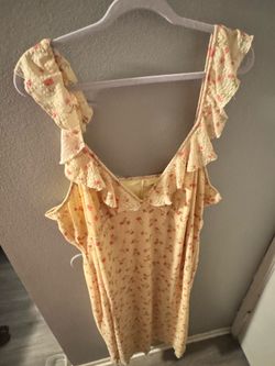 Yellow summer dress