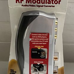 Tri Quest RF Modulator Audio/Video Signal Converter 5150 New Sealed