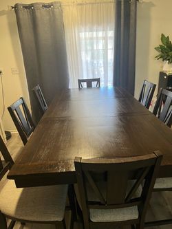 8 chair dinner table