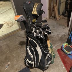 Mizuno Blade Irons W/ Driver, Wedges W/ Taylormade Bag