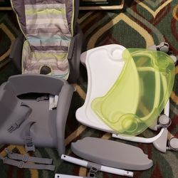 Ingenuity Trio 3-in-1 High Chair, Toddler Chair, and Booster + Bonus Top Removable Tray.  Great Clean Condition. 
