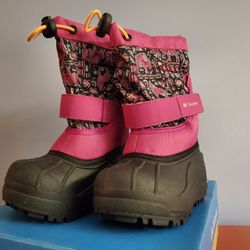 Kids Snow Boots - Columbia Waterproof - Size 8