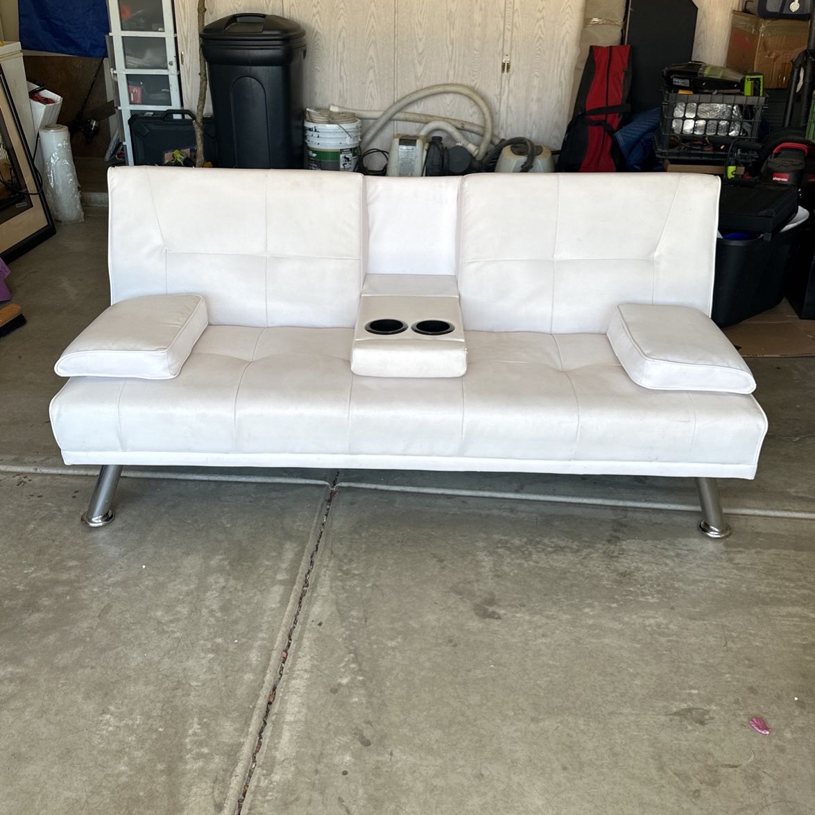 Futon With Cup Holders