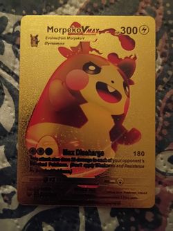 Pokemon card Morpeko VMax Discharge