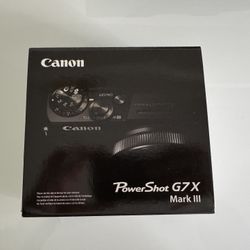 Canon G7X Mark III