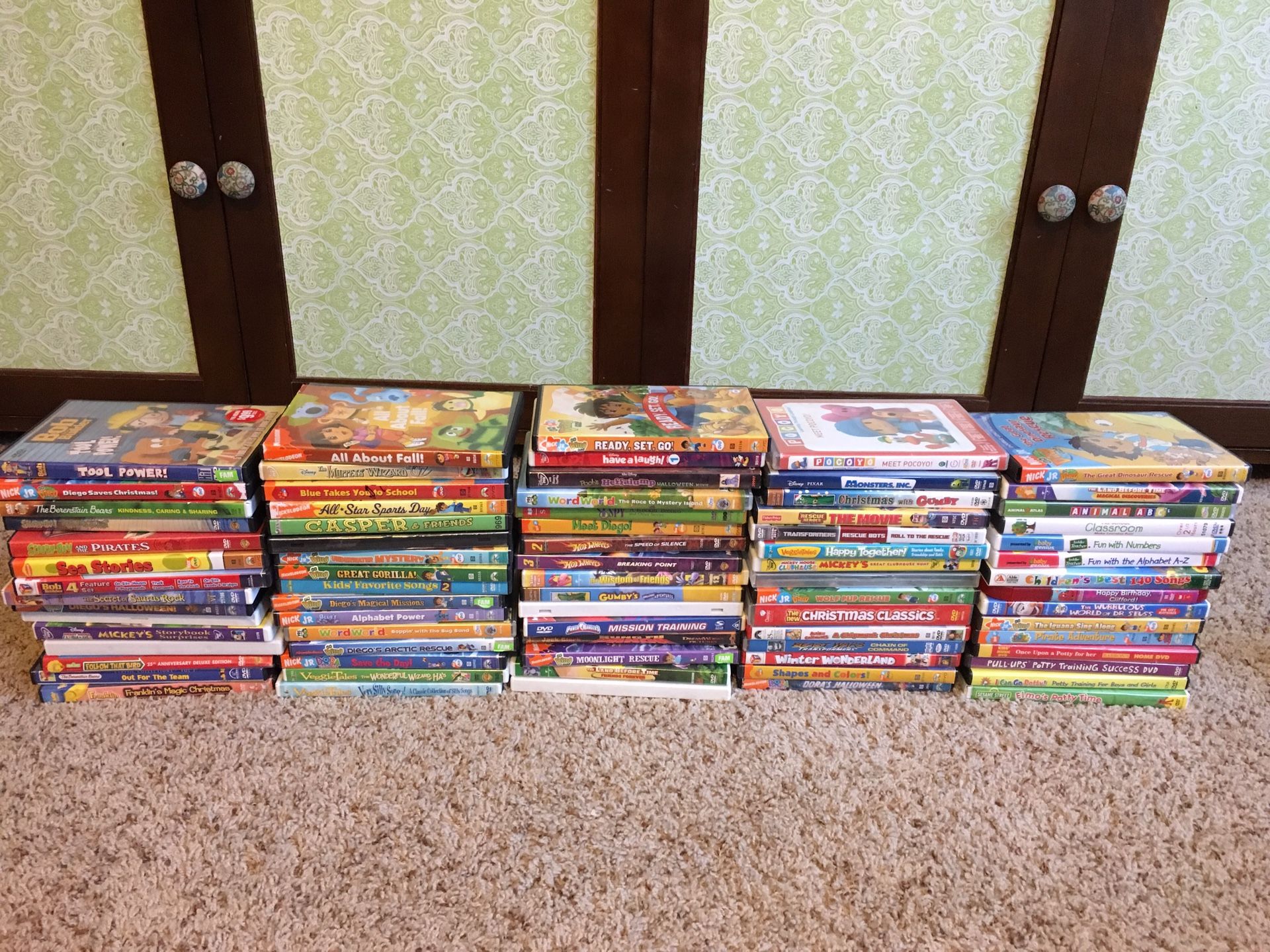 77 kids DVDs