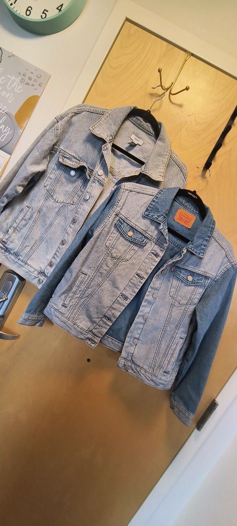 2 Denim Jackets Size Medium