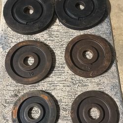 York Milled Era Pre USA weight Plates 