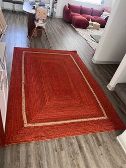 Large Indoor/Outdoor Jute Rug