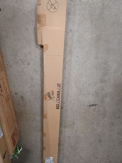 Queen Panel Bed and Rails