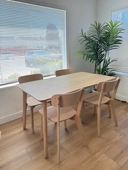 IKEA Lisabo dining table and chairs set