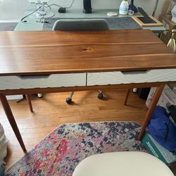 Target Mid-Century Modern Wood Desk – Good Quality-$40.00 obo