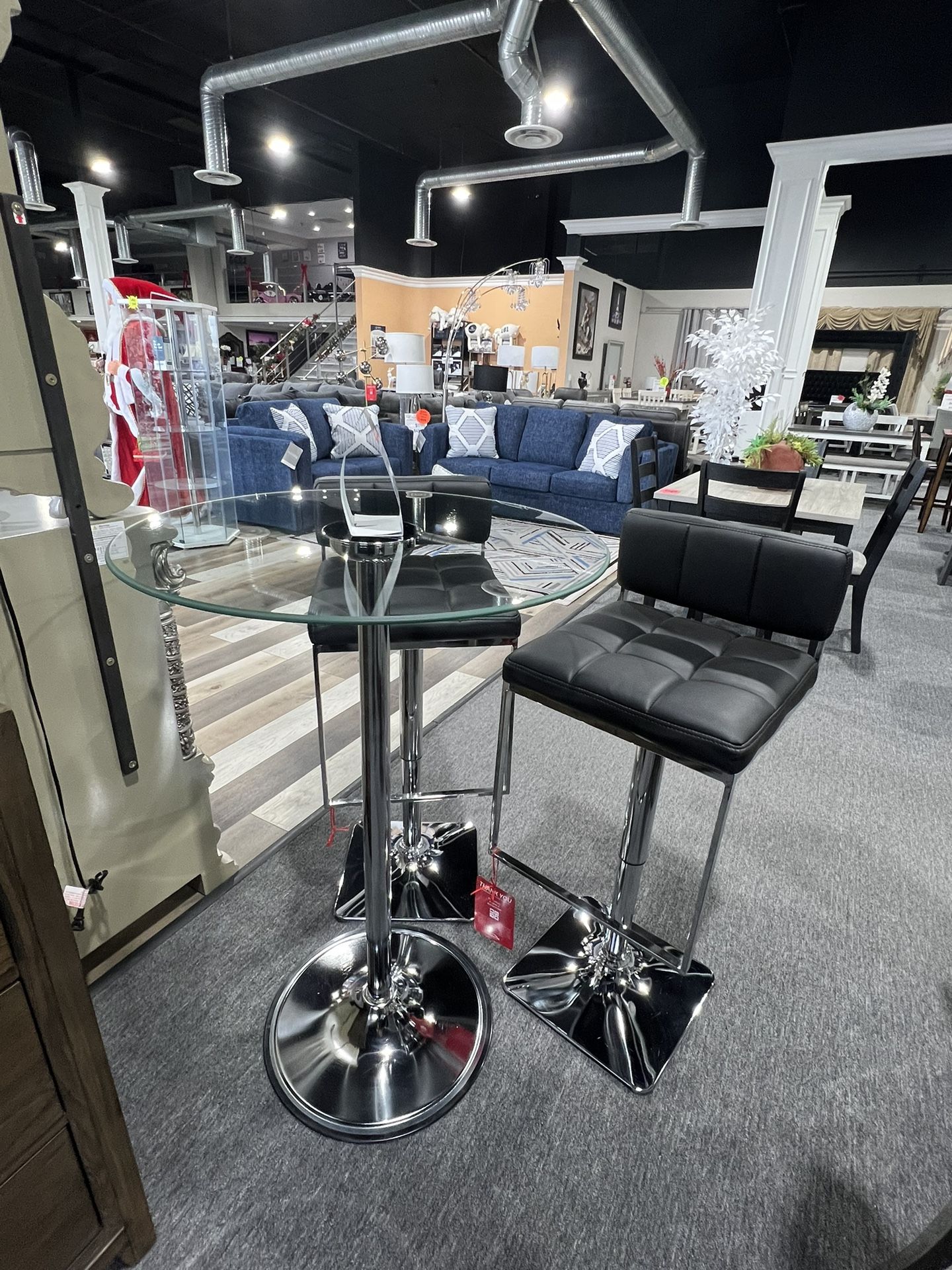 Bar Table With 2 Barstools