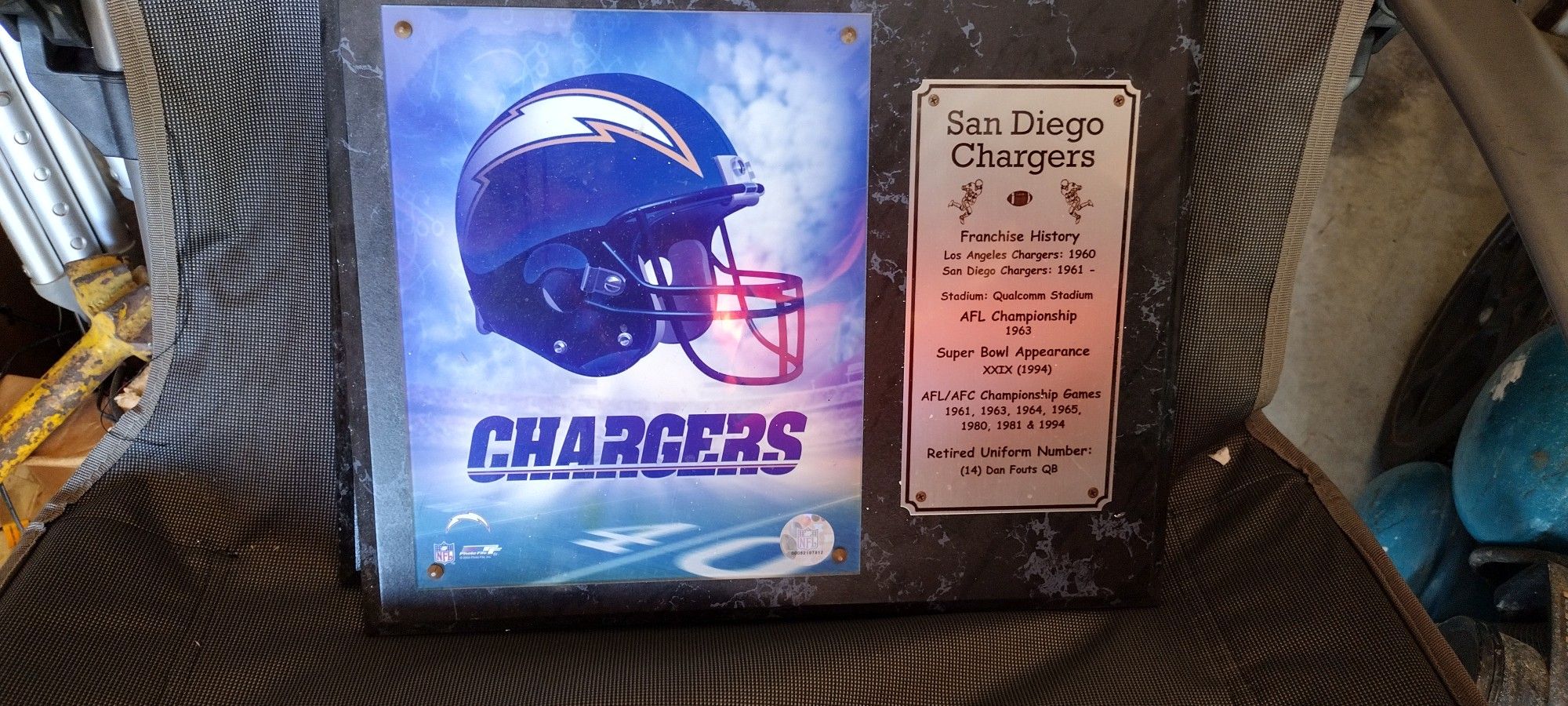 San Diego Chargers Placcker