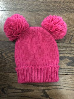 GIRLS POM POM HAT