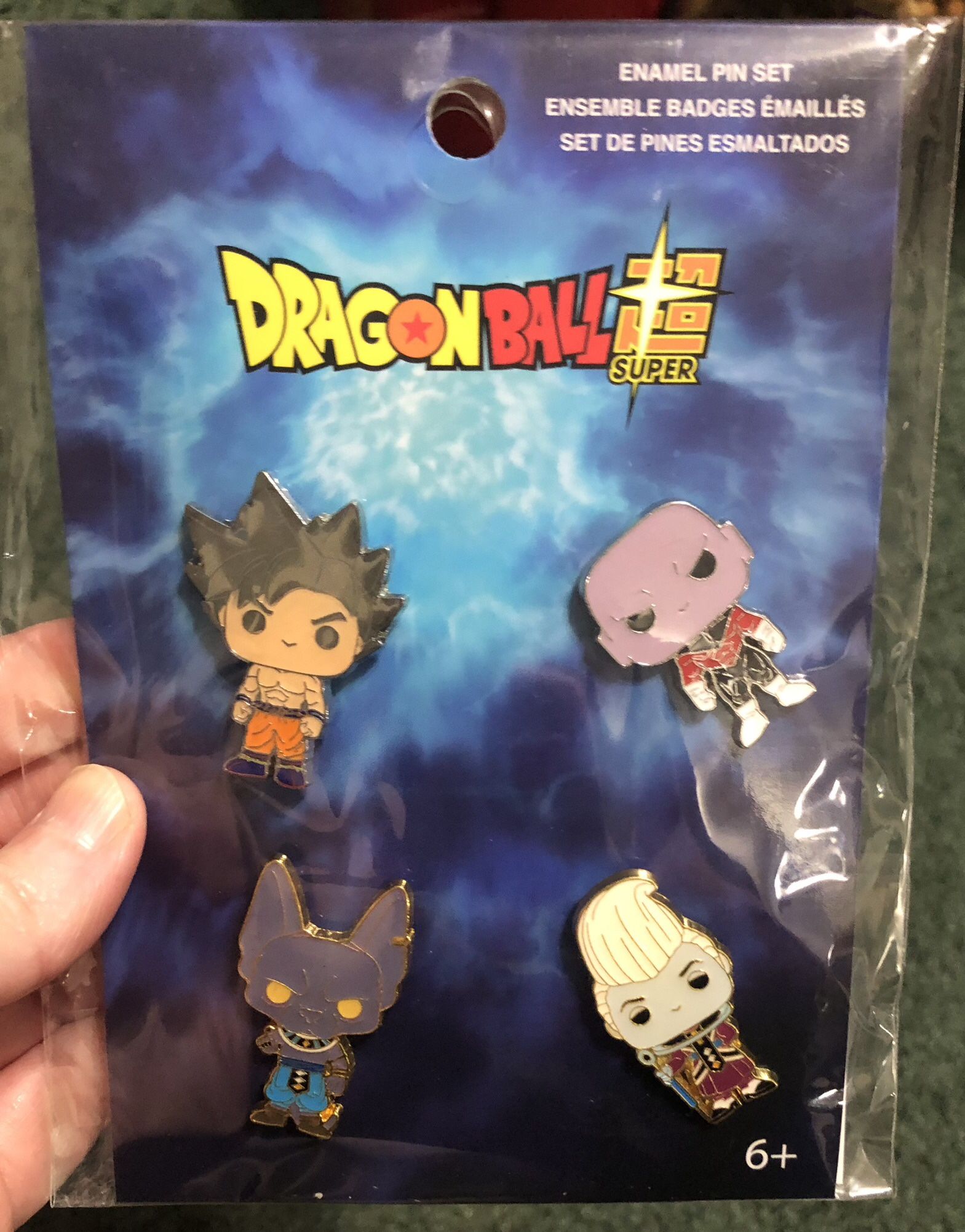 FUNKO DRAGONBALL Z ENAMEL PIN SET NEW IN PKG