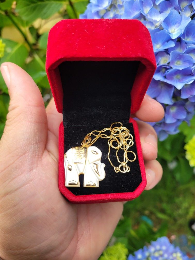 14KT GOLD CHAIN & PENDANT