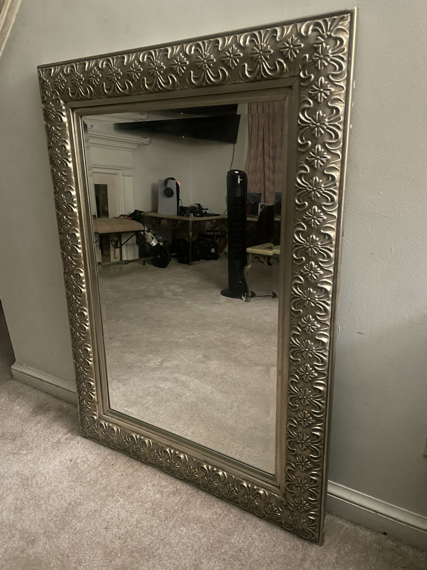 Vintage Wall Mirror 42”x 30”