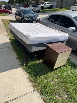 Free Queen Bed and dryer for scrap