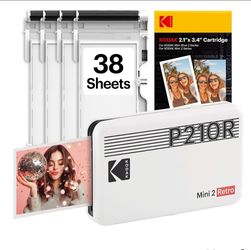 KODAK Mini 2 Retro 2x3 Portable Photo Printer
