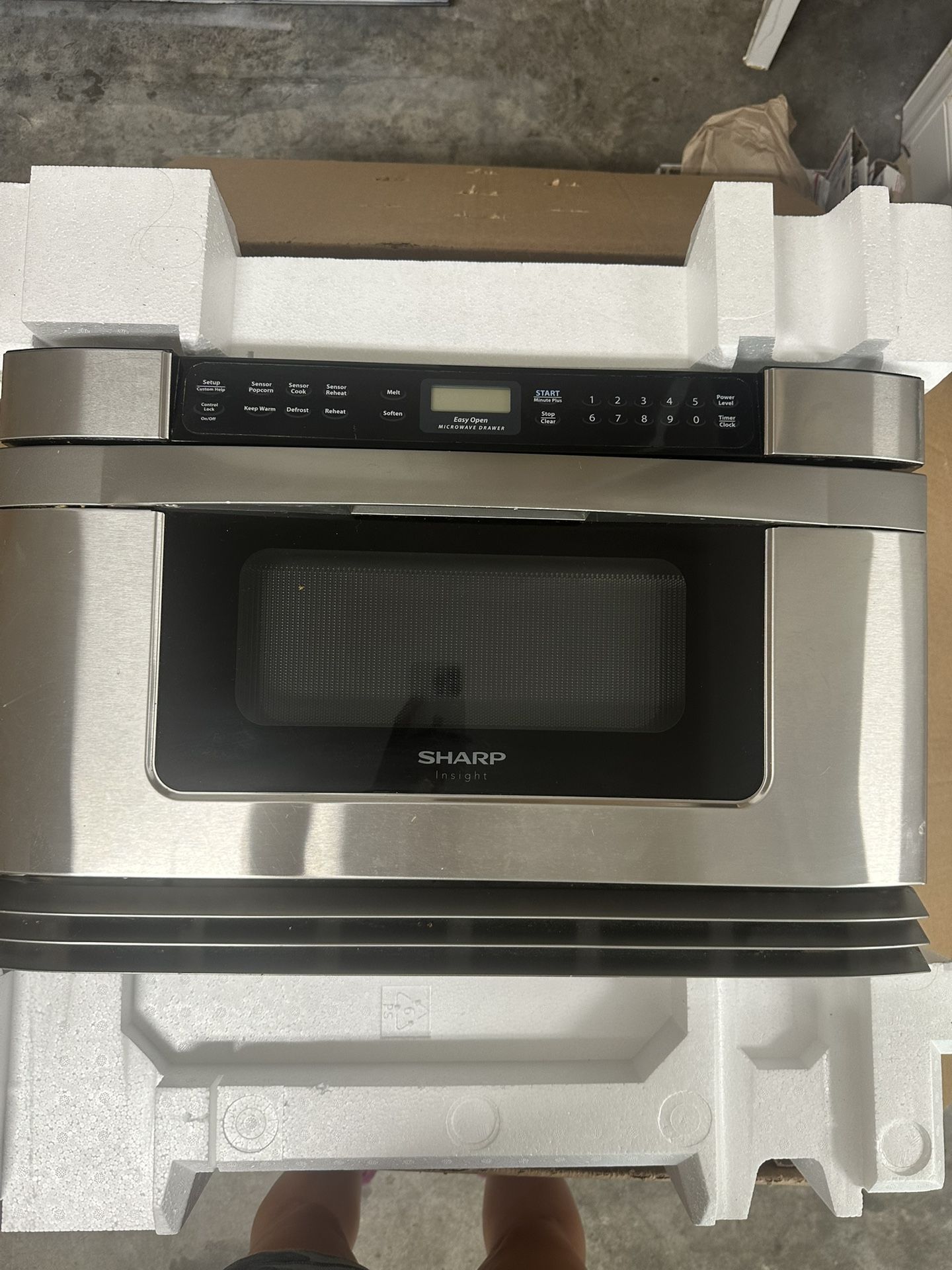 Sharp Drawer microwave For Parts Only
