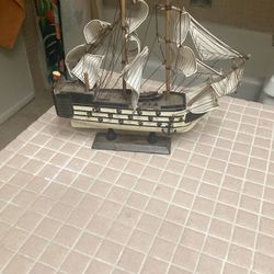 Toy Ship, Toy Ship On Stand (broken)