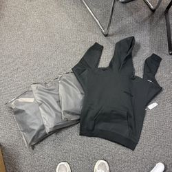 Black ESSENTIALS Fear of god hoodie
