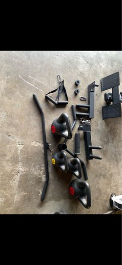 Squat machine, landmine, etc