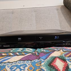 Panasonic DMP-BD70V Blu-ray & VHS Player - $300