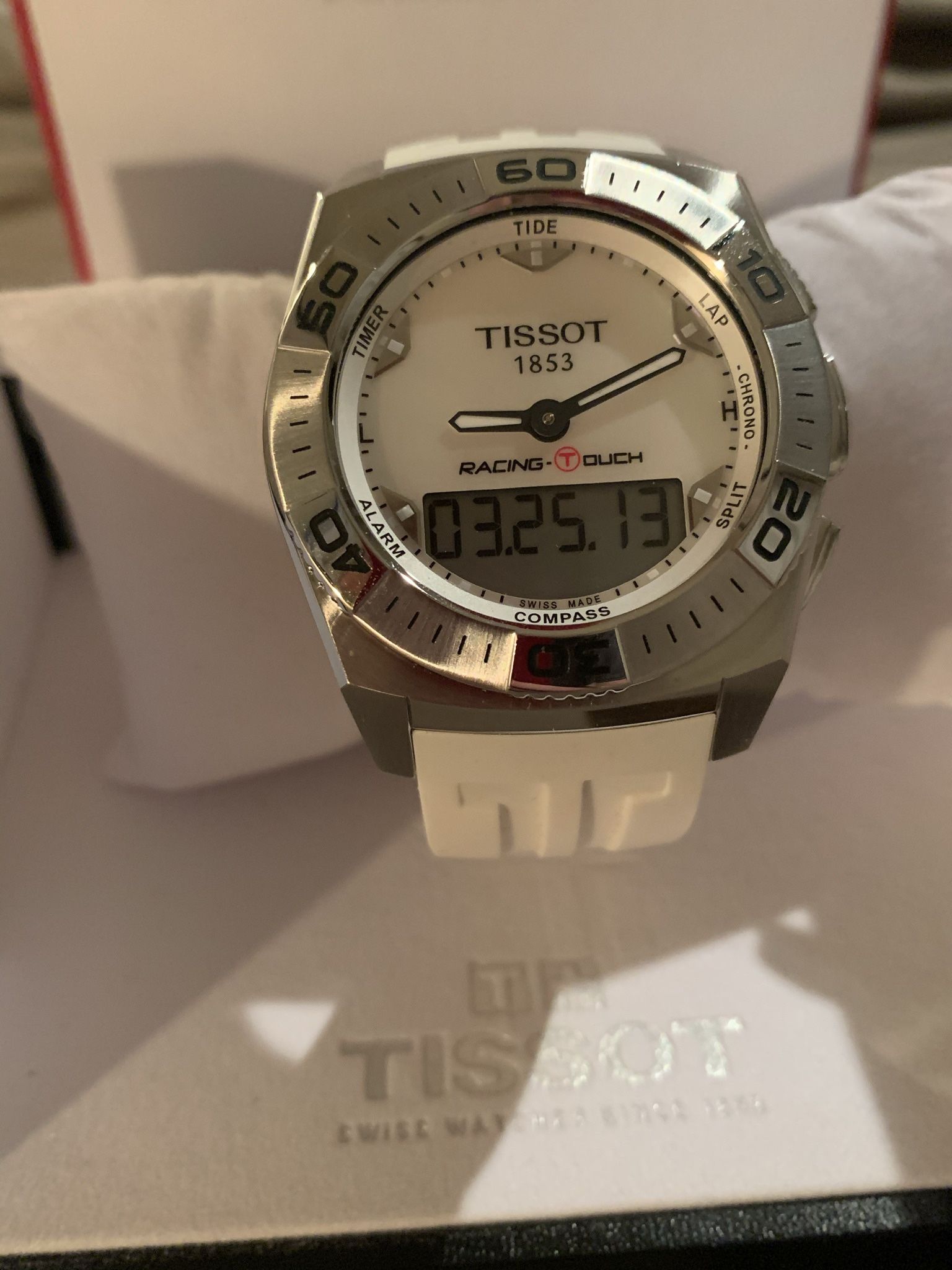 Tissot racing hotsell touch white