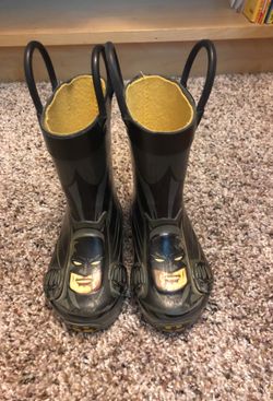 Toddler Batman Rain Boots