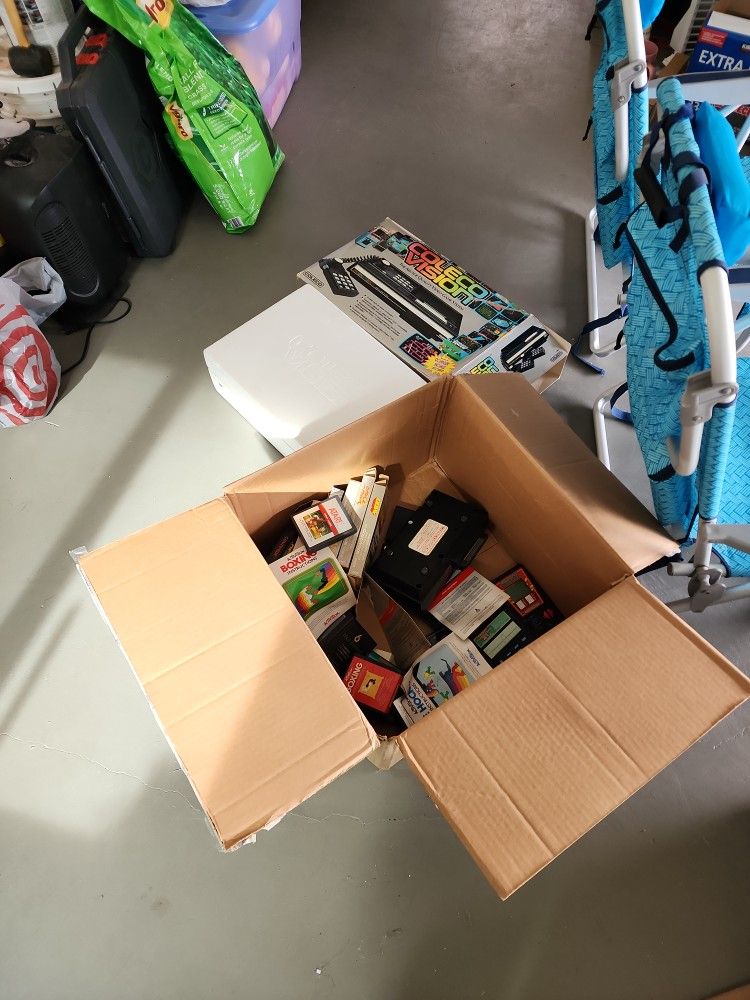In Box Colecovision System With Games And Expansion Module 1